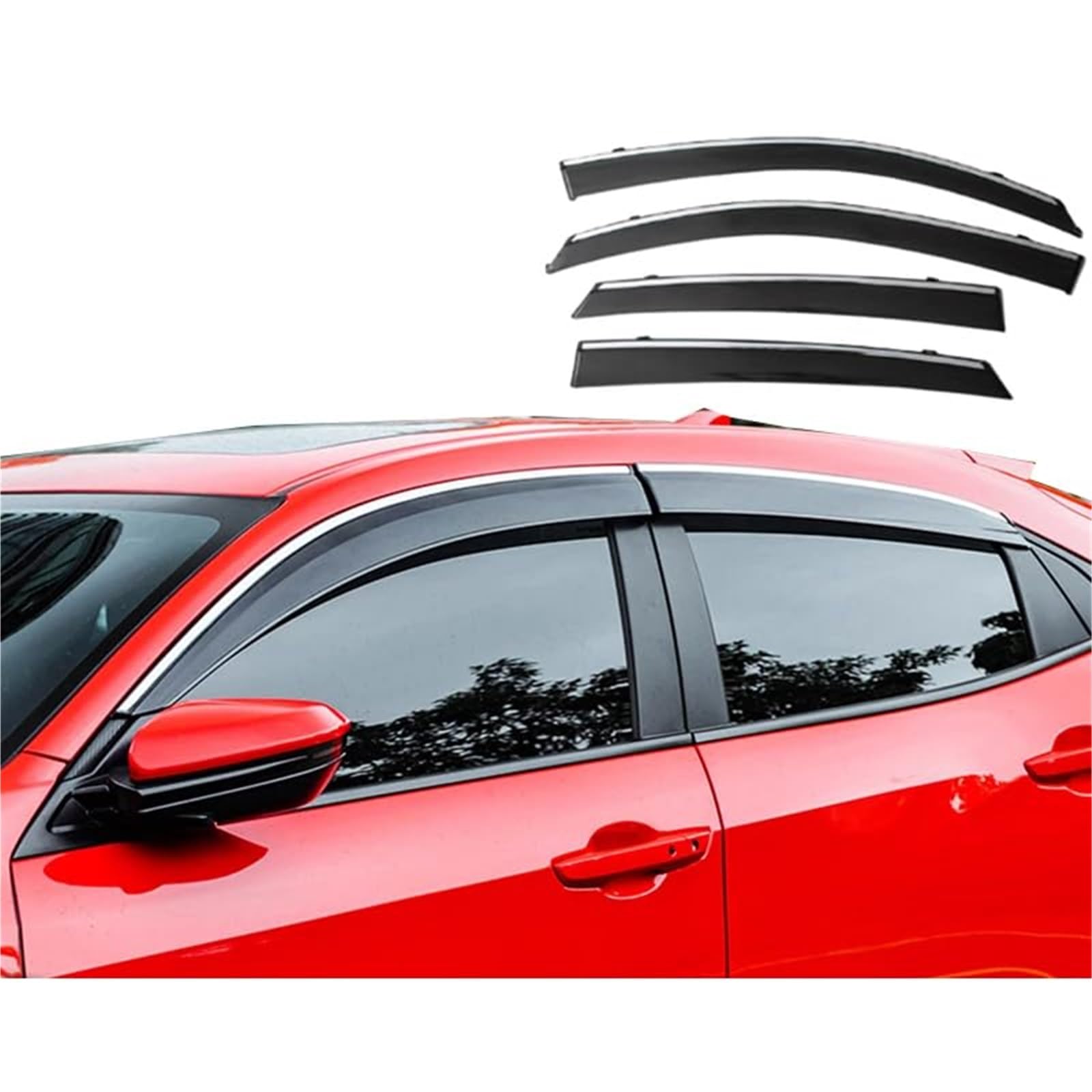 Osłona okna, dla Civic, Hatchback 2021 2022 2023 2024 deflektor