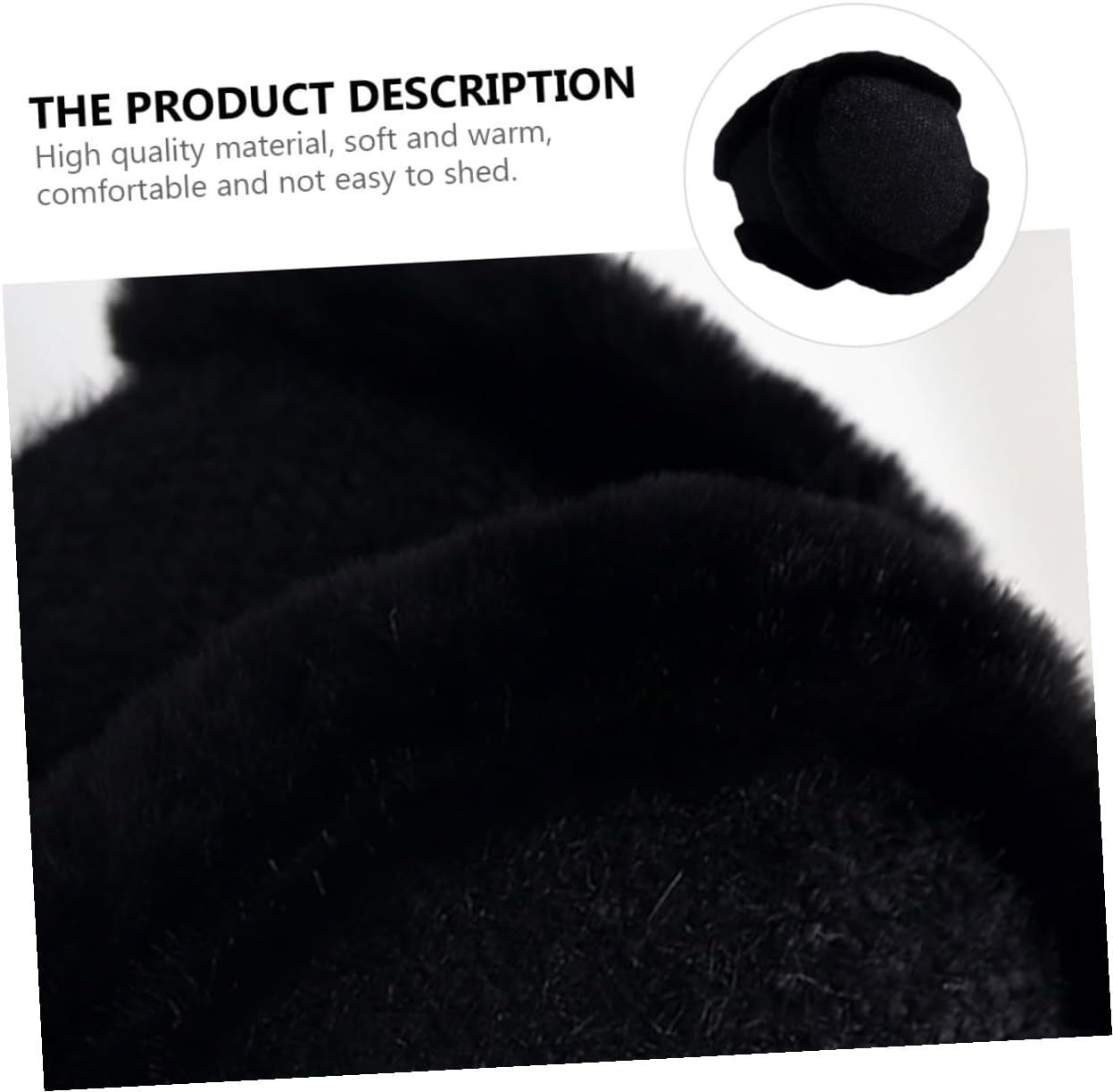 Alipis Winter Warm Earmuffs Plush Ear Protector Foldable Windproof Ear Muffs for Men and Women Outdoor Cold Weather