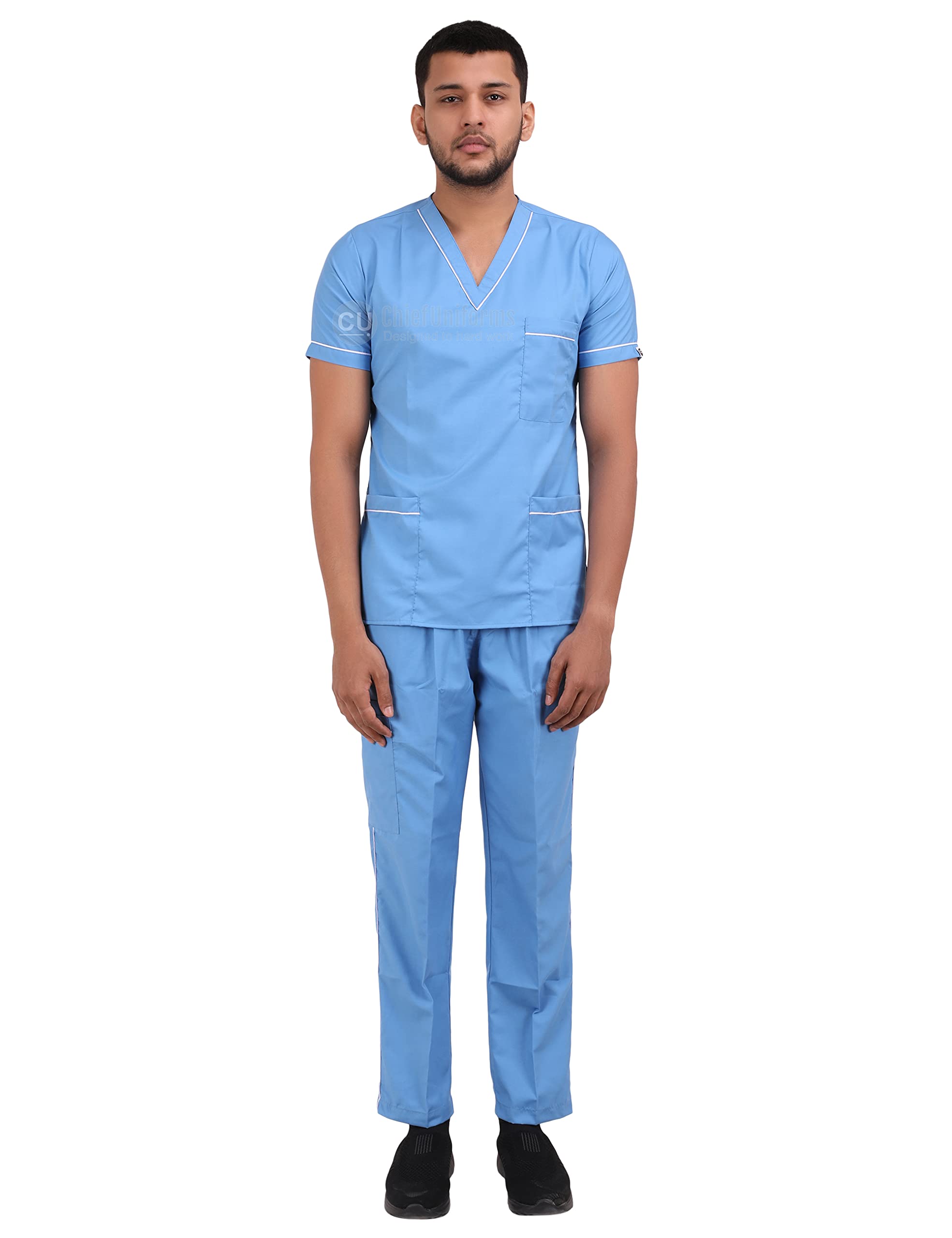 See full amazon price history chart for Proexamine Surgicals Unisex Scrub Suit set piping design V-Neck 3 Pocket Top and Cargo Type Trouser with Matching Scrub Cap (36-S, Ocean Blue) Proexamine Surgicals Unisex Scrub Suit set piping design V-Neck 3 Pocket Top and Cargo Type Trouser with Matching Scrub Cap (36-S, Ocean Blue) (B09Y5VKGDY) Amazon Price History, Amazon Price Tracker