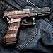GunSkins Universal Pistol Skin Compatible with Airsoft AEG and BB Gun- Vinyl Wrap - Trim to Install - 100% Waterproof - Non-Reflective Matte Finish - GS America