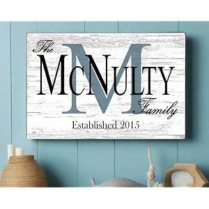 Woodlastnamesignwithestablisheddateweddinggiftforcoupleestmonogramcustomnewhomepresent165x105monogramwithestablisheddate  Urban Country Home Decor Wood last name sign with established date wedding gift for couple est monogram custom new home present 165 x105 monogram with established date  urban country home decor