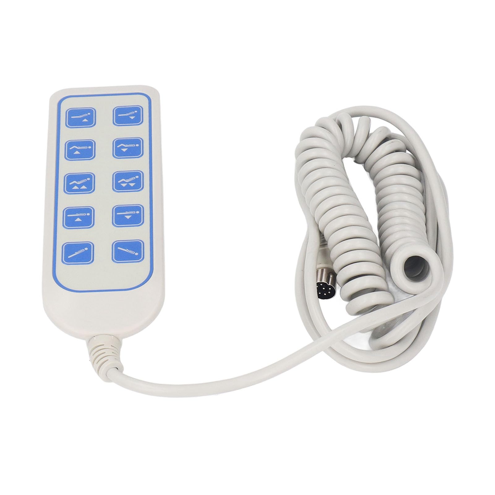 Dpofirs Lift Chairs Power Recliners 10 Tasten 8 Pin SK-04-5 Remote Hand Control Replacement, IP66 Power Recliner Remote für Hubtische, Klappbetten