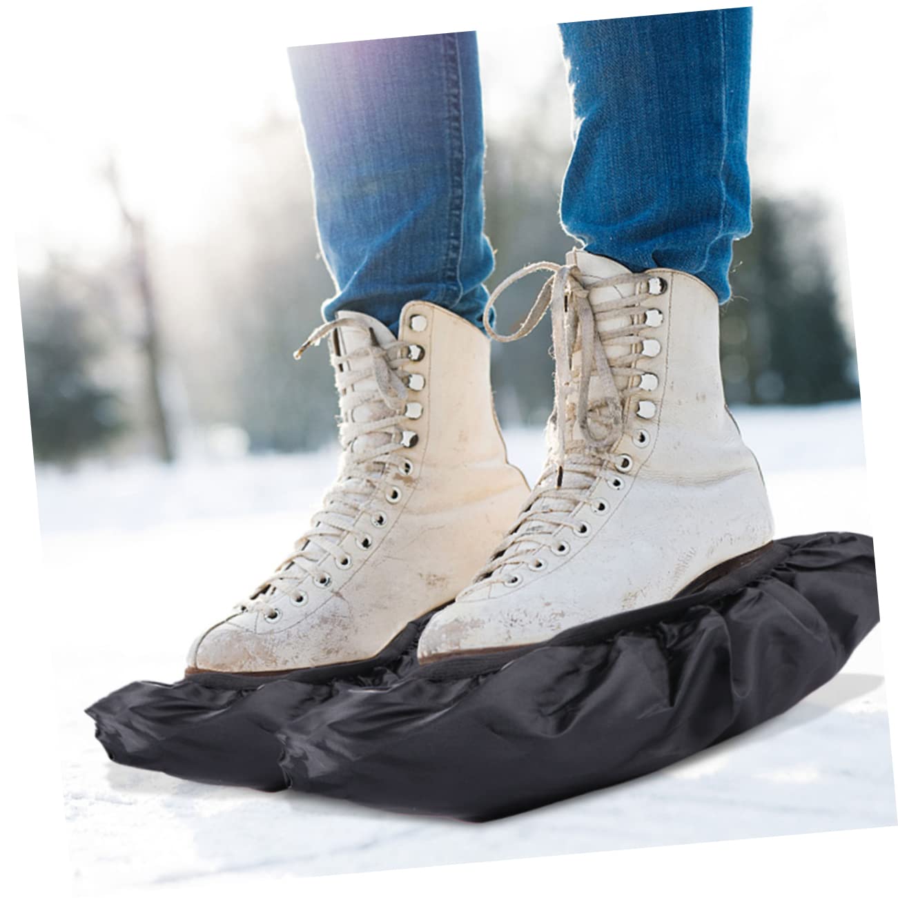 ibasenice Cubiertas De Cuchillas De Patín De Hielo De para Botas De Hockey Accesorio Práctico Y Portátil Material De Resistente Protección contra Arañazos Y De Usar