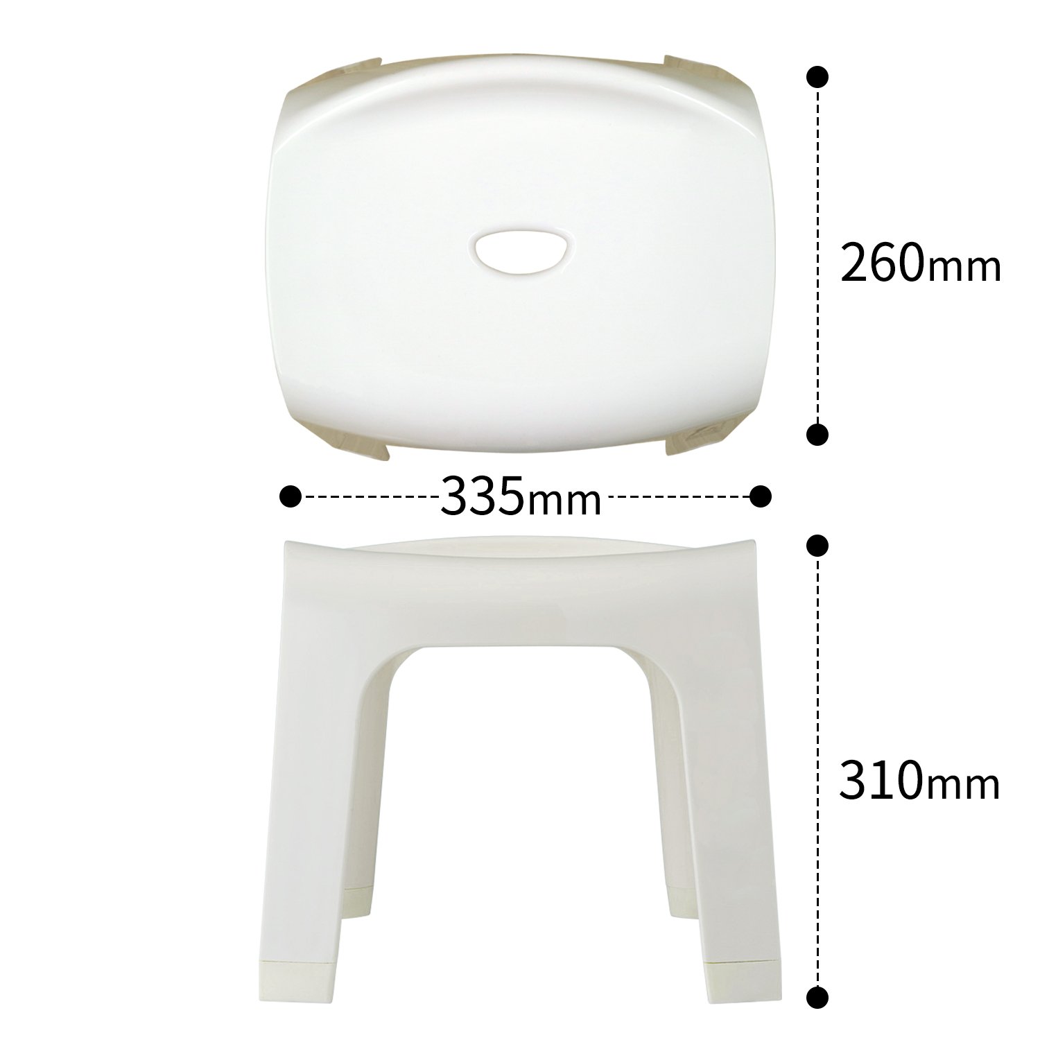 レック Sylphy 風呂いす 高さ30cm ( ホワイト ) ワイド座面 (風呂椅子