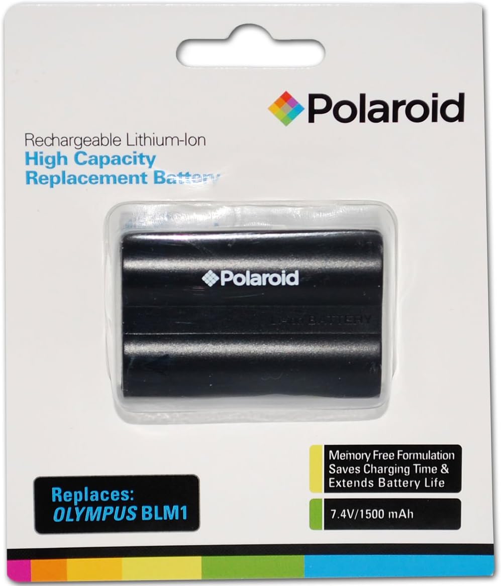 Polaroid High Capacity Olympus BLM1 Rechargeable Lithium