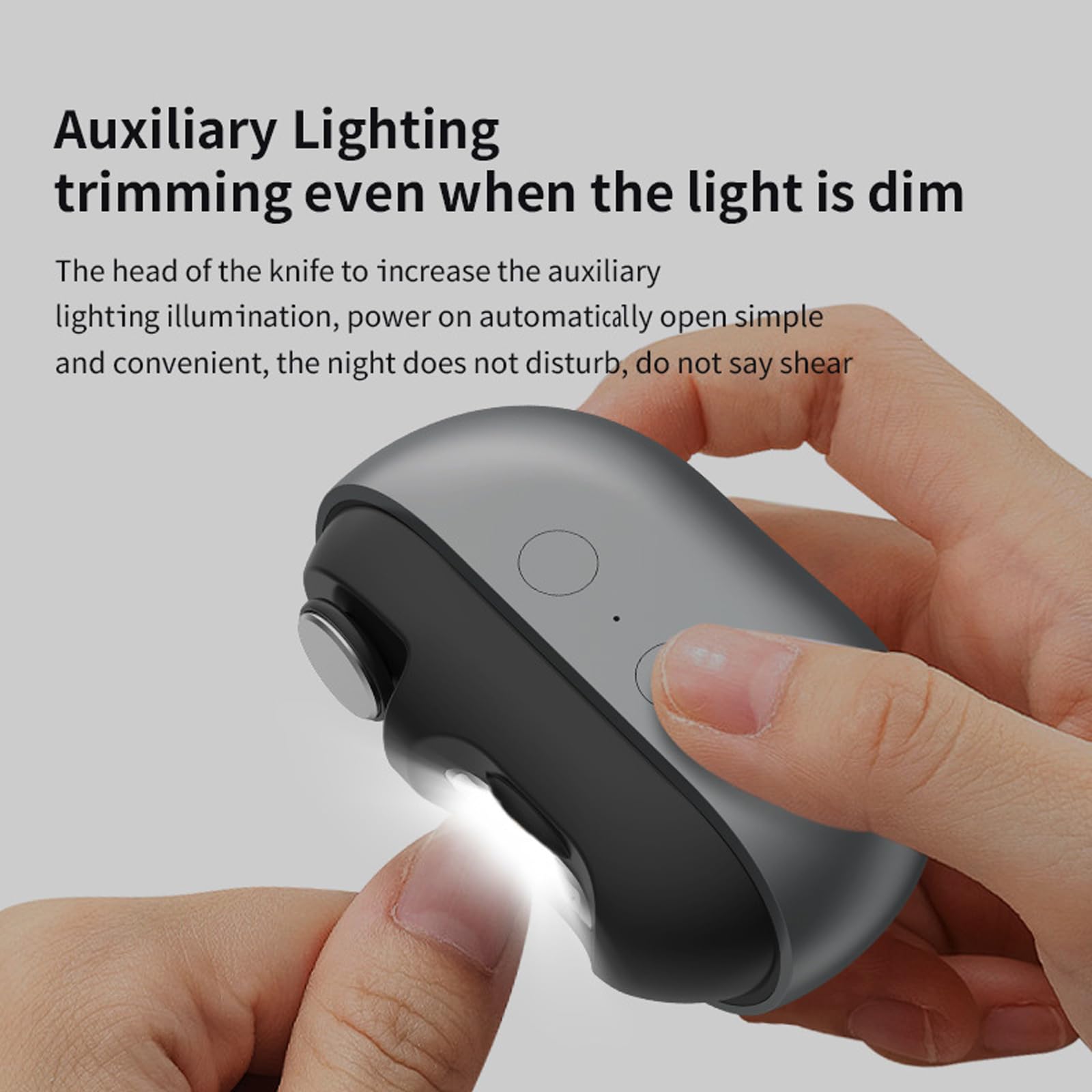 Trimmer elettrico del chiodo del bambino con motore silenzioso e strumento di lucidatura di progettazione sicura adatto per neonati bambino smerigliatrice elettrica