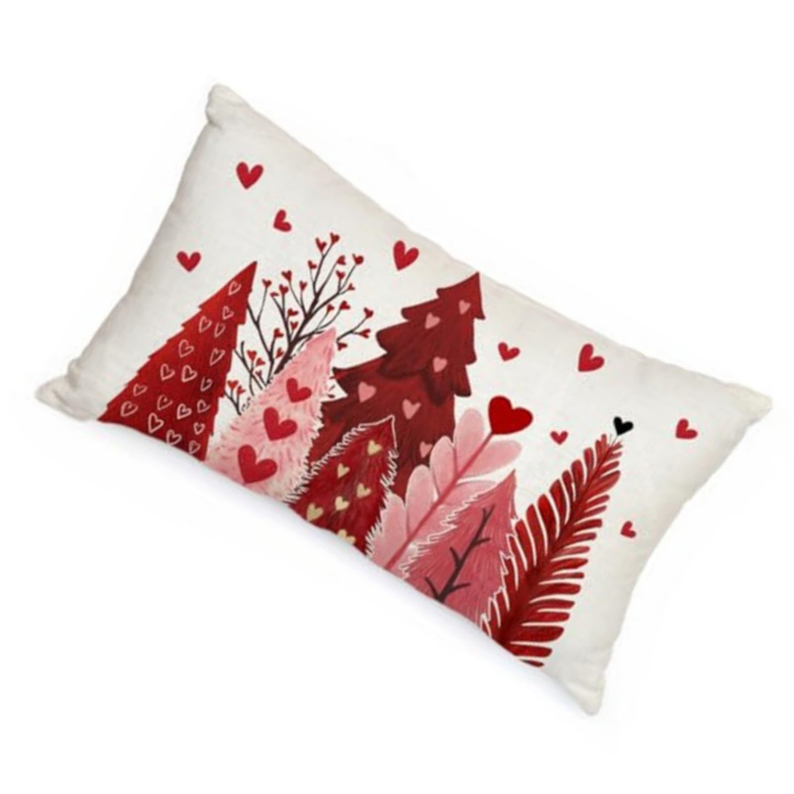 SHINLHUA Throw Pillow Cover Standard Size Easy to Clean Comfortable Materials for Home Decoration Valentines Theme Valentines Pillow Cover