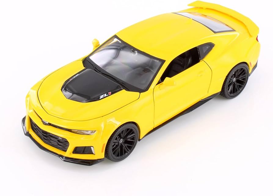 Amazon.com: 2017 Chevy Camaro ZL1 Hardtop, Yellow - Showcasts