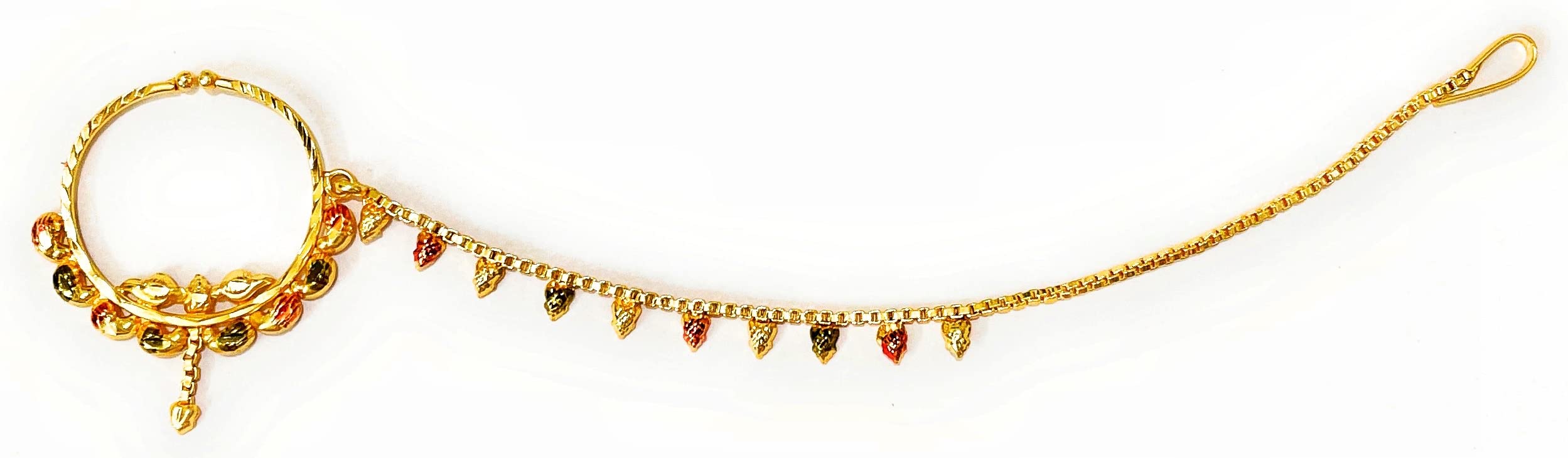 See full amazon price history chart for SMARNN 22K MIcro Gold Plated Meenakari Nath Nose Ring for Women and Girls SMARNN 22K MIcro Gold Plated Meenakari Nath Nose Ring for Women and Girls (B08FYDJSMG) Amazon Price History, Amazon Price Tracker