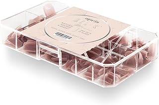 Apres Neutrals Gel-X Mia Box Of Press On Nails, 11 Sizes 00-9, Soft Gel Nail Tip Box (150pcs) (Natural Square Extra Short, 150pcs)