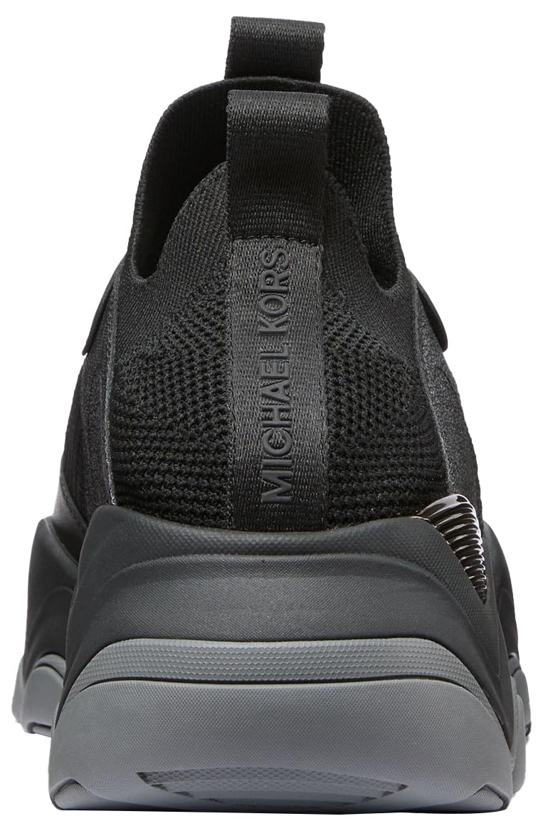 Michael Kors Sneaker da uomo Atlas Knit Trainer, nero, 41.5 EU