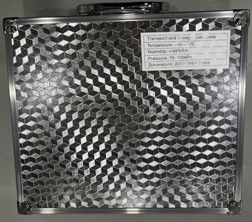 BoNew Dental 3,5 x 420 mm chirurgisches Fernglaslupes-Set mit LED-Kopflicht, silberfarbene Aluminiumbox