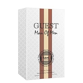 Hybrid & Company Guest Man Of Men Masculine Fragrance Potent Scent Mens Perfume,3.4 Fl Oz