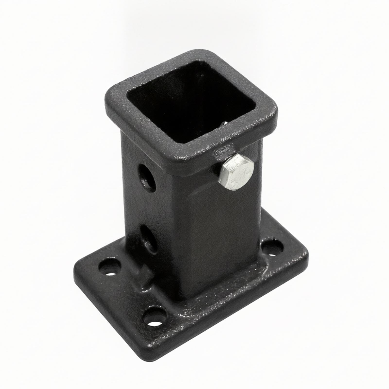 Trailer Hitch Connector Sleeve Square Connector Sleeve with Hex Bolt Black Hitch Adapter for Hobbyists, Mechanics, Towing, Workshop-picture-29