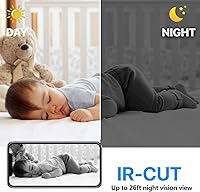 Vista 6 de 【Gratis 32G】 Cámara inalámbrica más pequeña, cámara de seguridad WiFi HD1080P, monitor de bebé, mini cámara, cámara de niñera