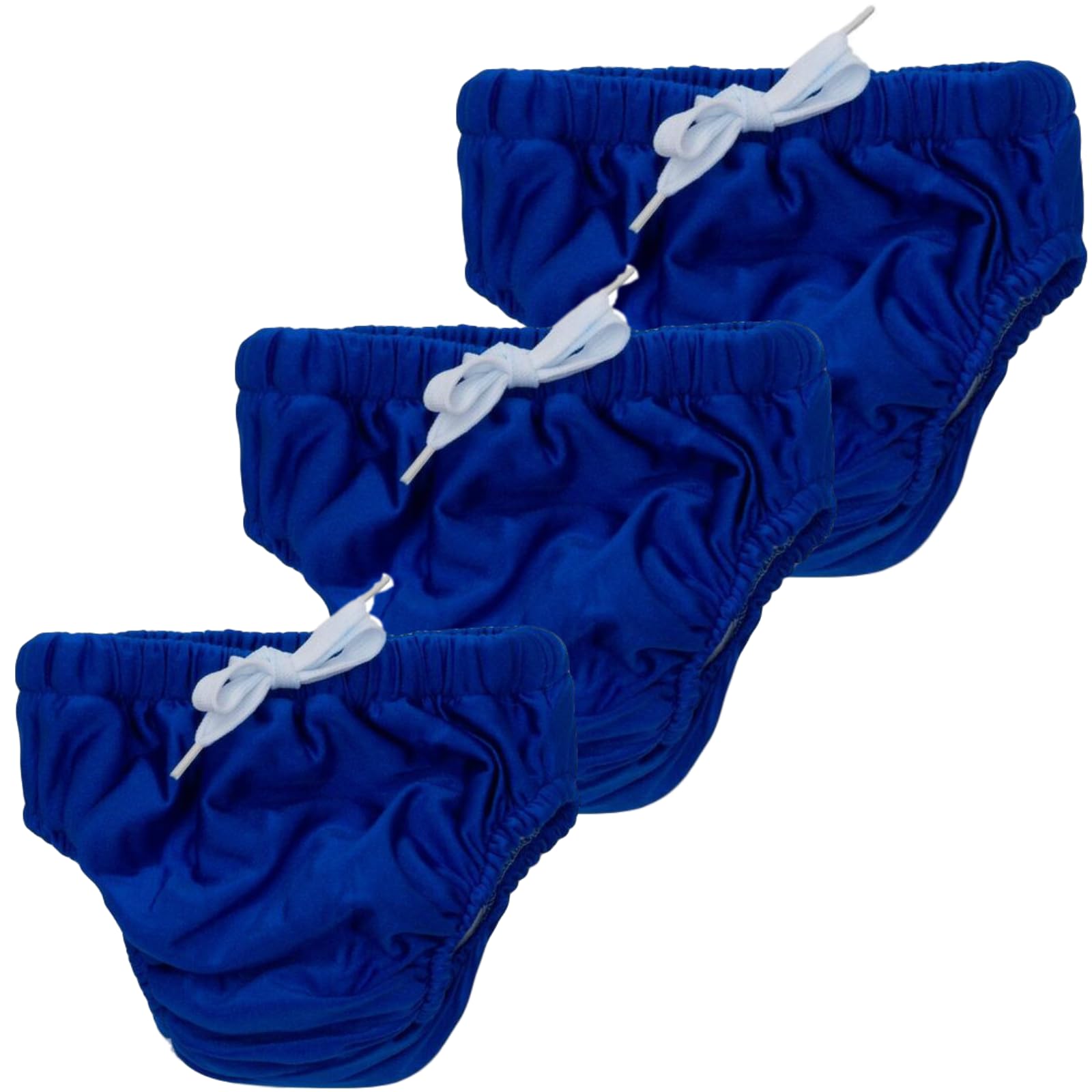 KaWaii Baby Unisex Infant Toddler Swim Diapers, Reusable Swimming Pants Mesh Inner, 3-Pack (S,M,L) 12-40 lbs