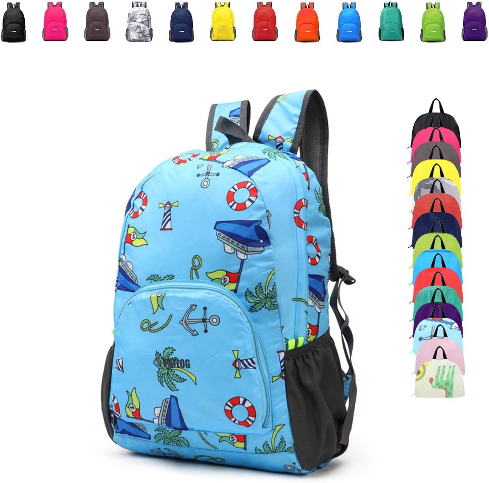 Lightweight Foldable Casual School Backpack Durable Waterproof Hiking Camping Daypack