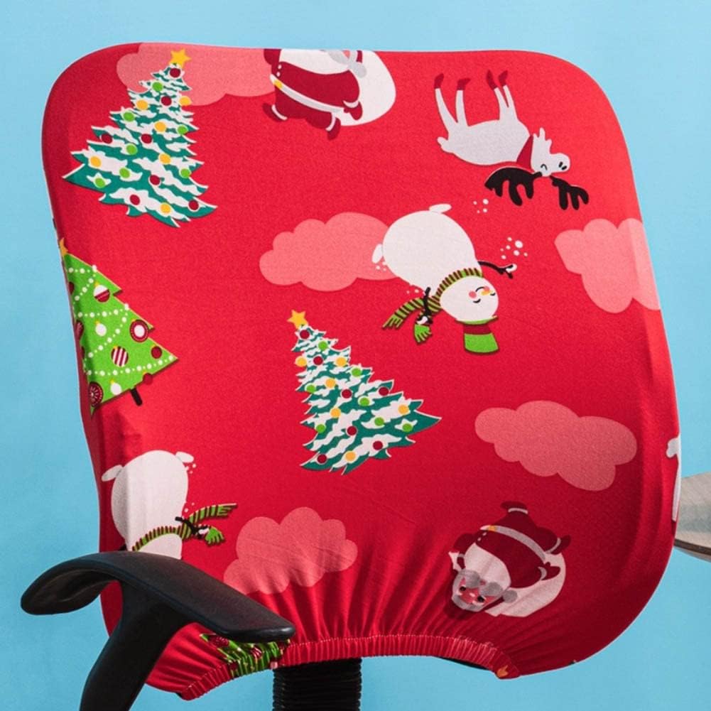 VIOKKO Print Office Chair Cover Computer Chair Seat Cover : Office Products