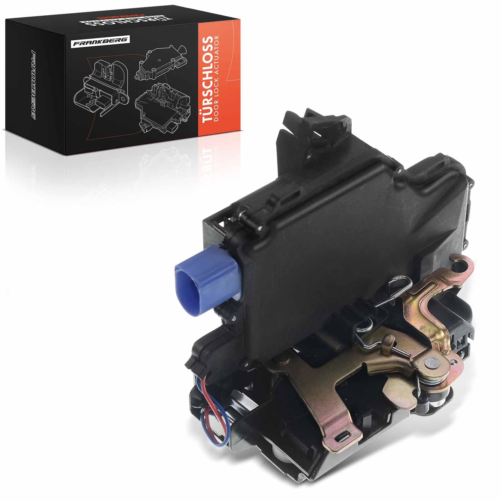 Frankberg Serrure de Coffre Arrière Gauche Compatible avec Polo 9A 9N Ibiza III 6L1 Fabia I 6Y2 Fabia I Break 6Y5 Polo Berline 9A2 9A4 9A6 9N2 Remplacer# 6Y0839015A