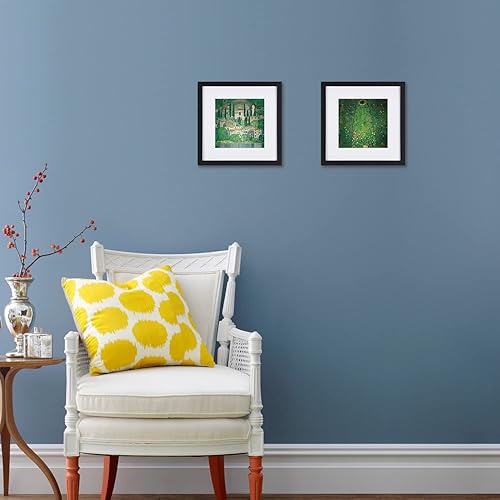 Miniatura 7 de Iglesia en cassona - Arte de pared enmarcado de Gustav Klimt, lienzo, decoración de pared, arte de pared verde, pinturas en lienzo para cocina,