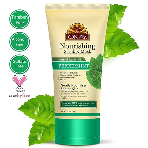 Miniatura 2 de OKAY PEPPERMINT Exfoliante Facial 6oz  170gr