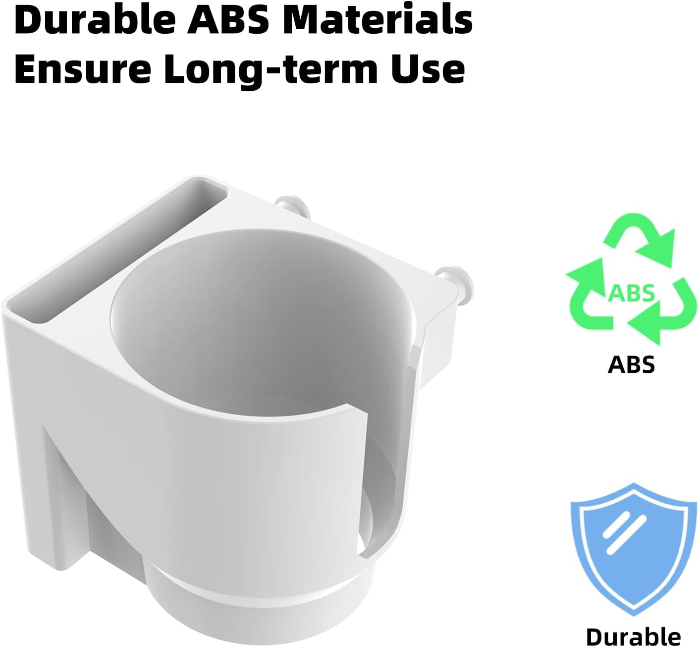 2 in 1 Cup & Phone Holder for Bogg Bag – Cup Holder for Stanley, Compatible with Bogg Bag Accessories – Holder for Phone, Cup, Secure & Convenient Organizer,White