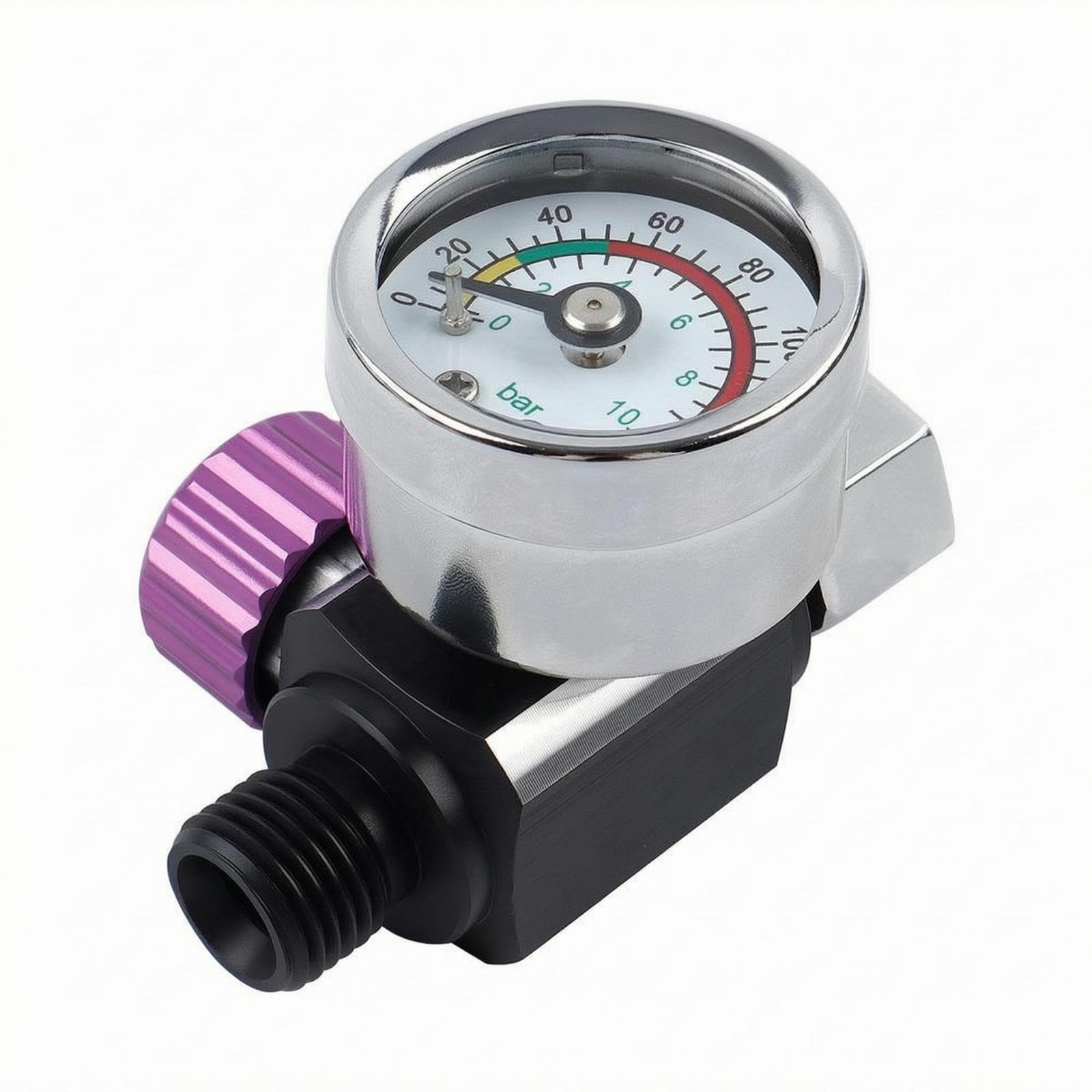 Pressure Gauge Analog Dial Regulator Pressure Regulator Gauge Purple-image-49