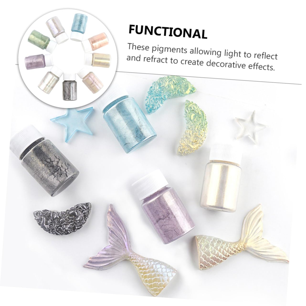 NUOBESTY 27stücke Teiliges Mica Pigmentpulver Set Für Diy Kosmetik Für Augen-make-up Lippen Nagelkunst Und Bastelprojekte Hautfreundlich Und Sicher Für Hauttypen