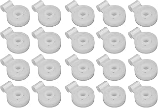 Aderência de bloqueio resistente de pano de sombra, 20 peças de clipes de plástico de pano de sombra, grampo de fixação de pano de sombra de estufa, clipes de lona para cerca de tecido para fazenda, jardim, sombra solar, rede de malha antipássaros