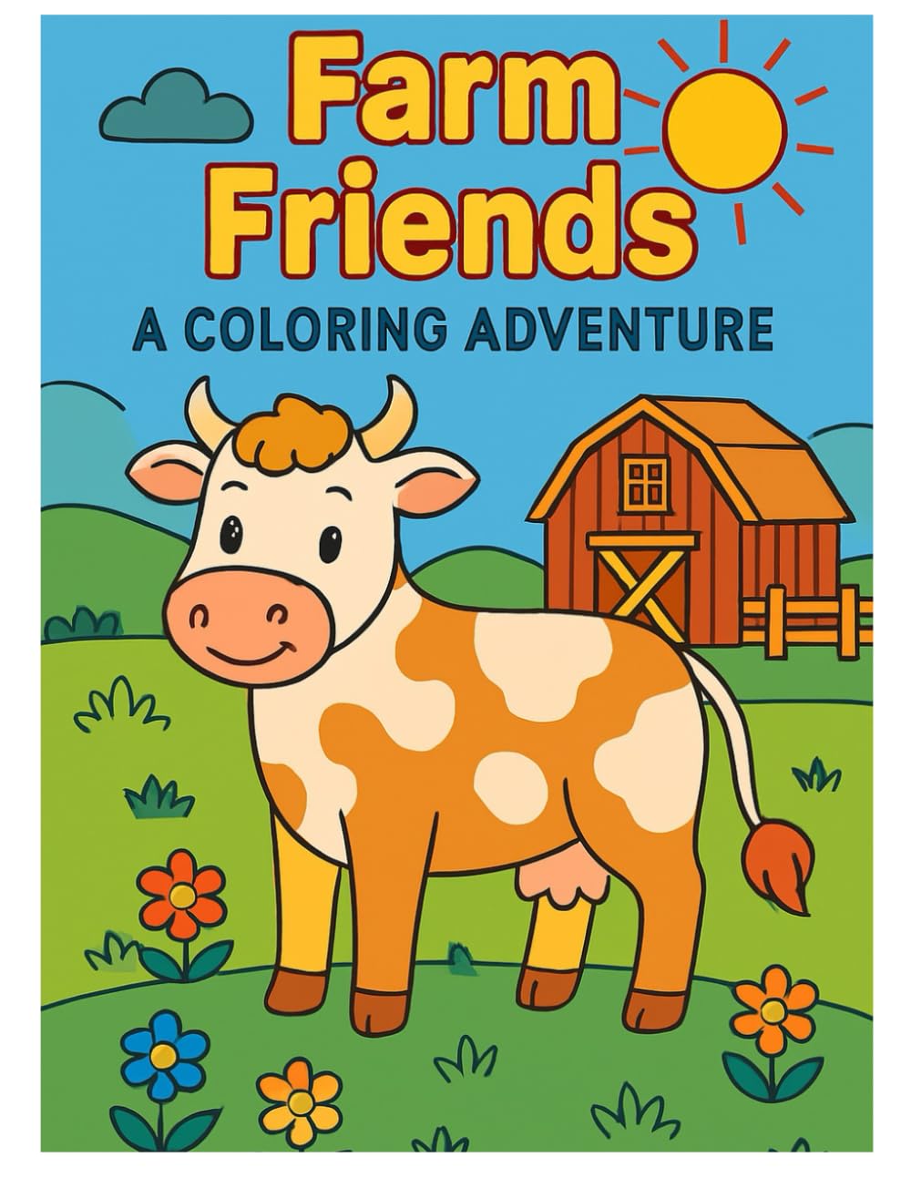 Farm Friends: A Coloring Adventure