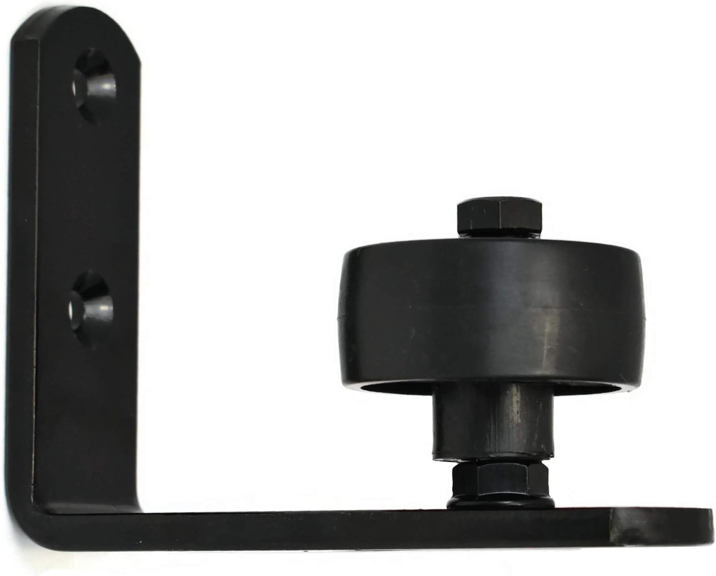 Small Black Bottom Guide Stay Roller Adjustable for Barn Door Hardware