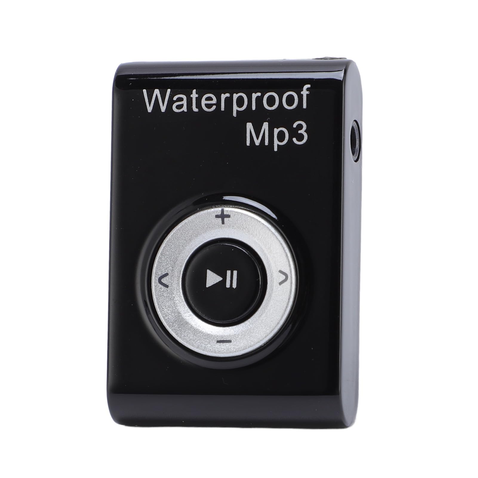 Bewinner Reproductor de MP3 8GB Impermeable IPX8 para Natación, Correr y Deportes Acuáticos con Clip Multifuncional y Auriculares Incluidos (Negro)