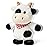 Hopearl Talking Singing Cow with Red Bib Repeats What You Say Walking Dairy Cattle Electric Interactive Animated Toy Speaking Plush Buddy Gifts for Toddlers, 9\'\'