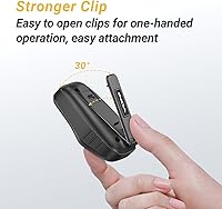 Vista 5 de INGA Wearable Bluetooth Speaker, IP67 Waterproof Clip-on Mini Portable Speakers, Wireless Clip Speaker with Built-in Mic, Hands-Free Music and Calls