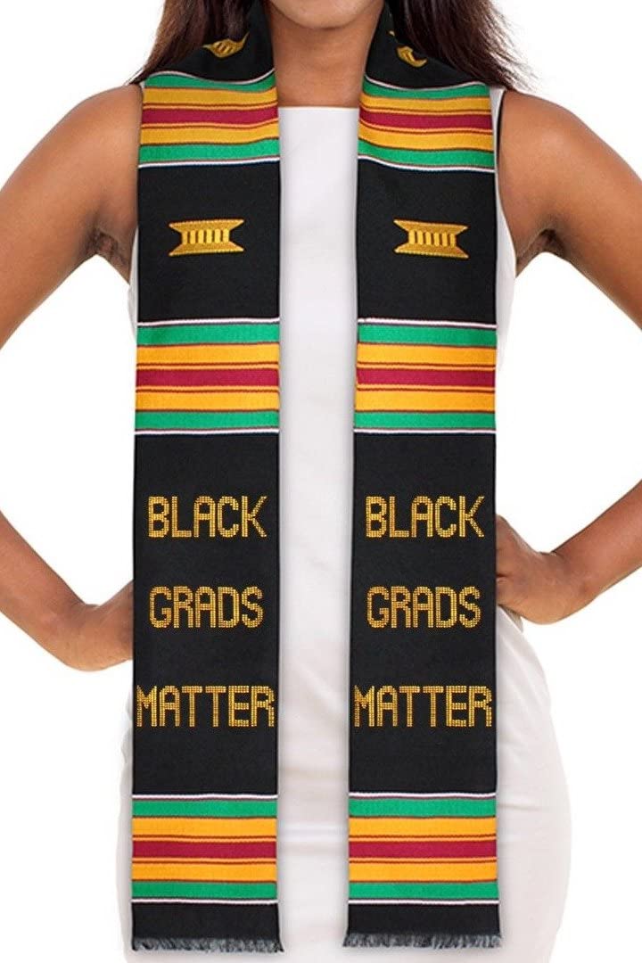 Black Grads Matter Kente Stole (BGM No Year)