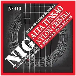 Jogo De Cordas Para Violão Nylon Nig Tensão Alta N-410