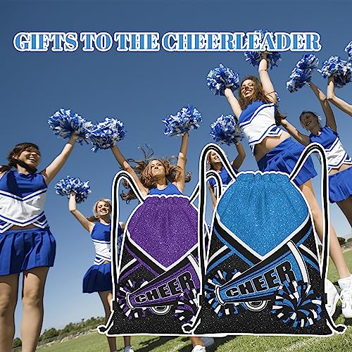 Personalized Cheer Drawstring Bag Custom Cheerleading Bags with Name Cheer Drawstring Bag for Cheerleaders Cheerleader Gift3
