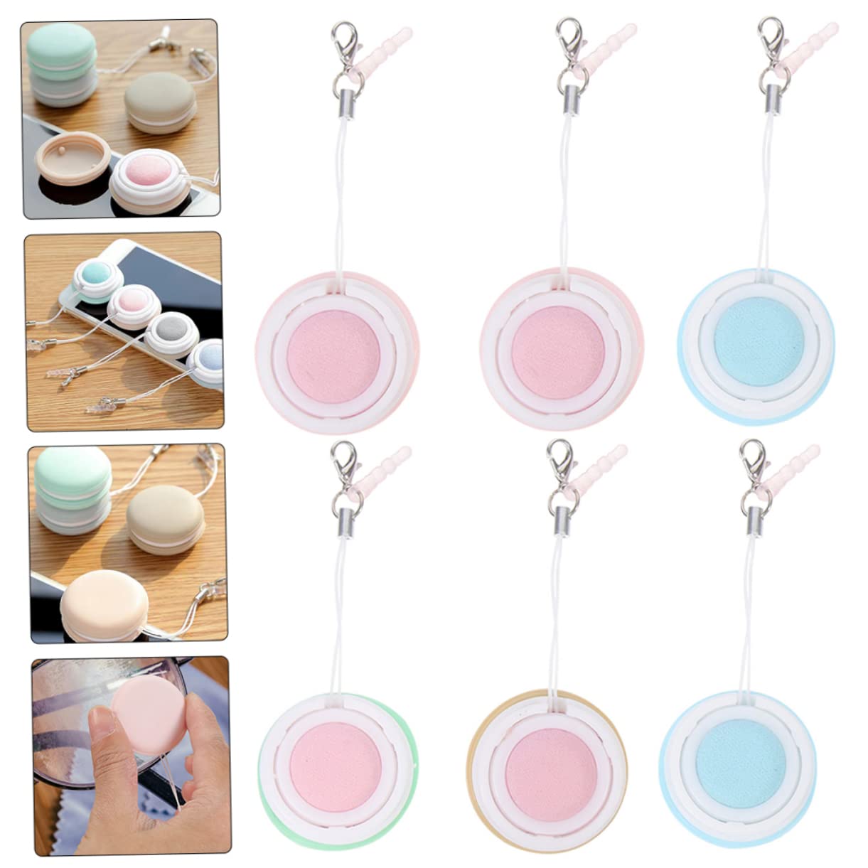 STOBOK 24pezzi Pulitori Per Occhiali e Schermi Microfibra Portatili Per Smartphone e Dispositivi Elettronici Rimuove Polvere e Macchie Design e Leggero