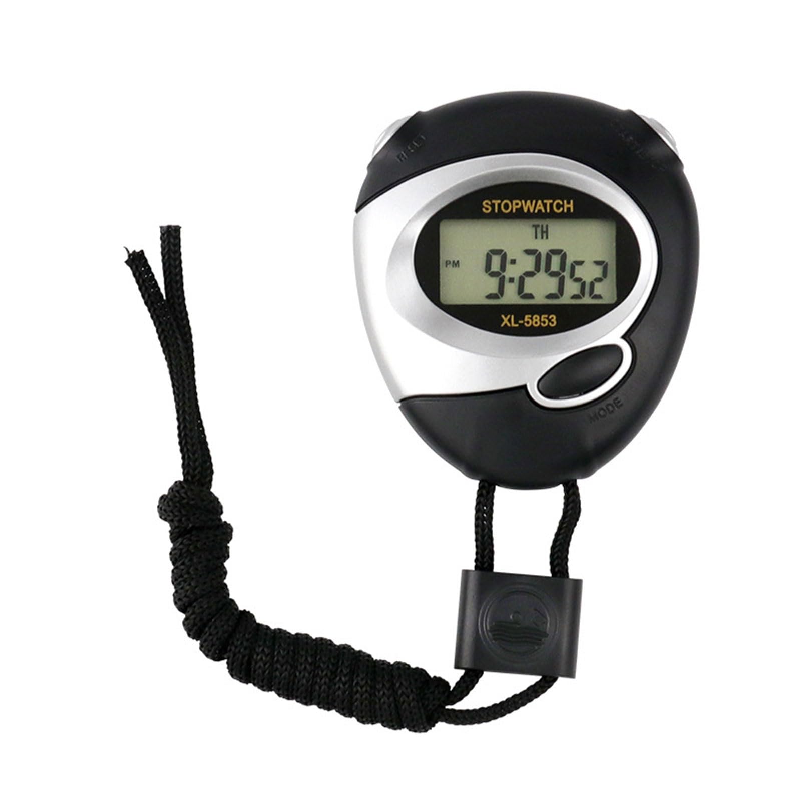 Accuracy Sports Timers with Silicone Button Weatherproof Design Digital Screen High Accuracy Stopwatches Stopwatches