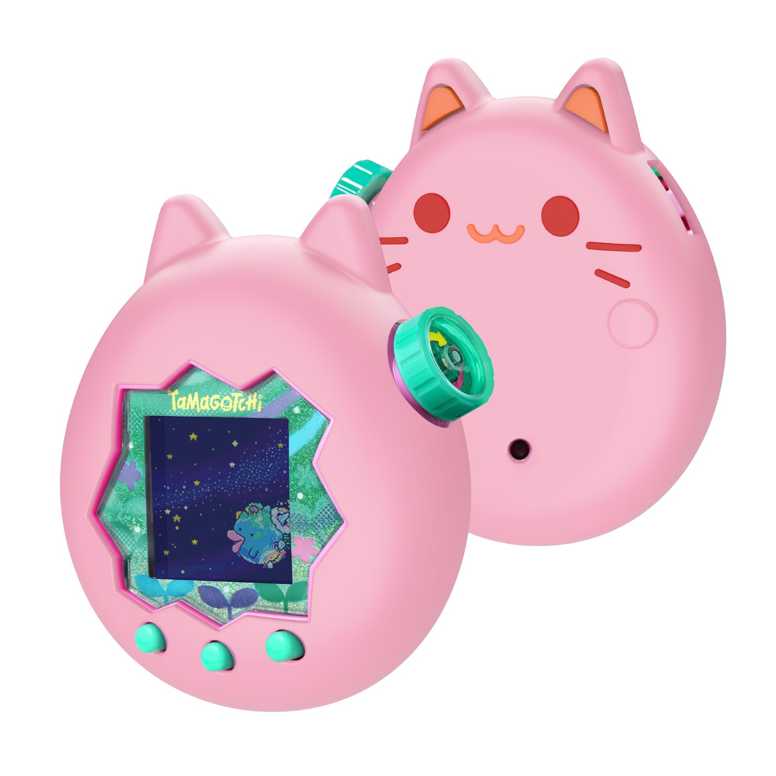 Custodia In Silicone Per Tamagotchi Paradise Con Cordino – 8x8x4 Cm, Morbida Antigraffio, Colore Viola, Protezione Console