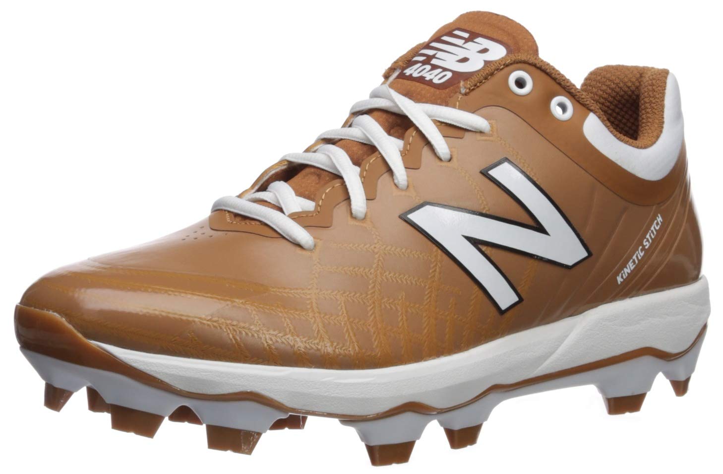 New Balance Męskie 4040v5 Formowane buty baseballowe, 0, Texas Pomarańczowy Biały, 38.5 EU
