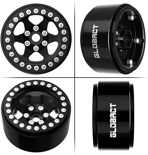 Miniatura 7 de EPINON Ruedas Beadlock de aluminio 1.9  Offset -0.413 in RC llanta Hub para 110 RC Crawler TRX4 TRX6 Axial SCX10 UTB10 Redcat GEN7 8 VS4-10 RC4WD