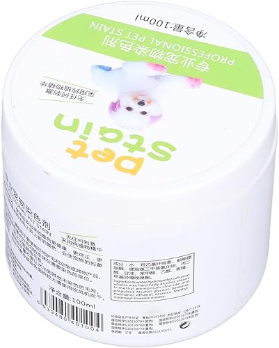 Miniatura 3 de AYNEFY Tinte semipermanente y permanente para el pelo de mascotas, extractos de plantas, fácil de usar, aseo de mascotas, perfecto para vacaciones,