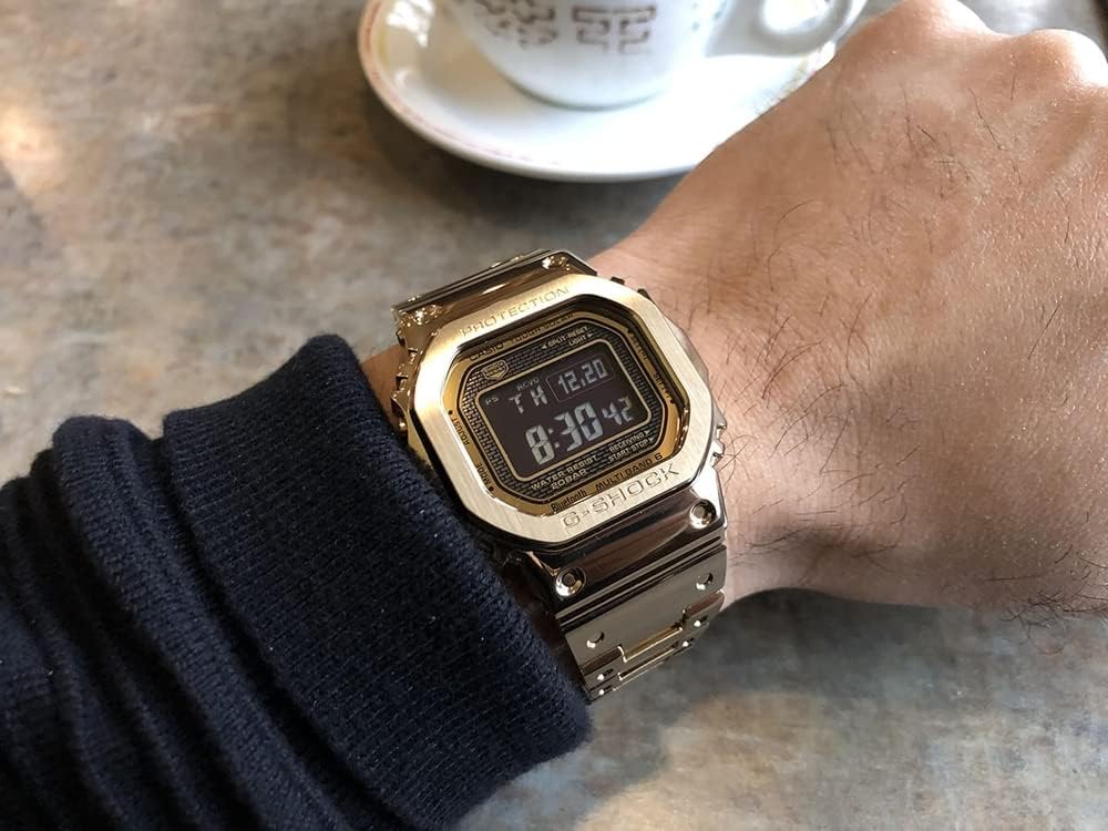 Relógio CASIO G-SHOCK masculino dourado GMW-B5000GD-9DR | Amazon