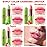 evpct 3Pcs Magic Color Changing Lipstick Long Lasting Waterproof 24 Hours Original for Women, Aloe Vera Strawberry Peach Pink PH Mood Permanent Color Changing Lipstick Lip Balm Gloss, labial magico