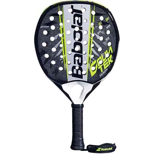 Babolat Counter Veron 2.6 Padel Racket (Black/Yellow)