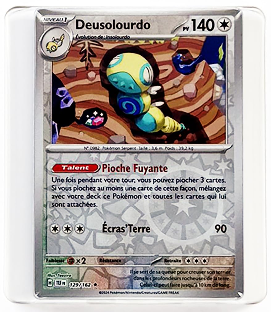 Deusolourdo (Dudunsparce) 129/162 Holo or Reverse (random) - Myboost X Écarlate et Violet 5 - Forces Temporelles Box of 10 Pokemon French cards