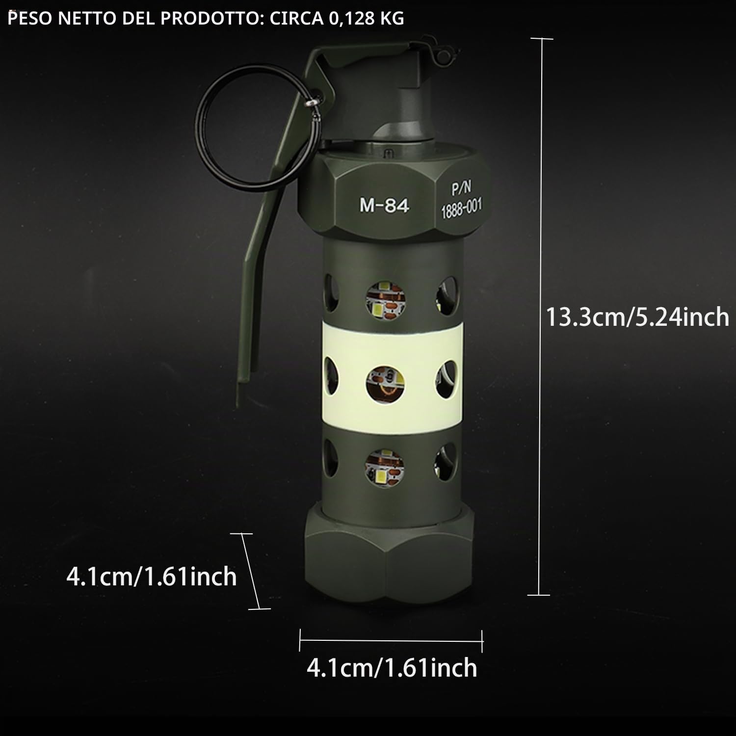 Airsoft Flashbang Tactical Hand Grenade Toy Outdoor Emergency Light Paintball CS Battle Game
