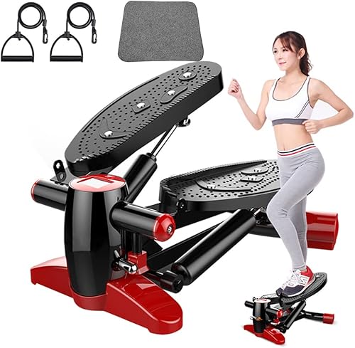 Steppers for Exercise, Exercise Step Machine with LCD Display Stepper Machine Fitness Aerobic Stepper Home Gym Equipment for Beginners and Advanced