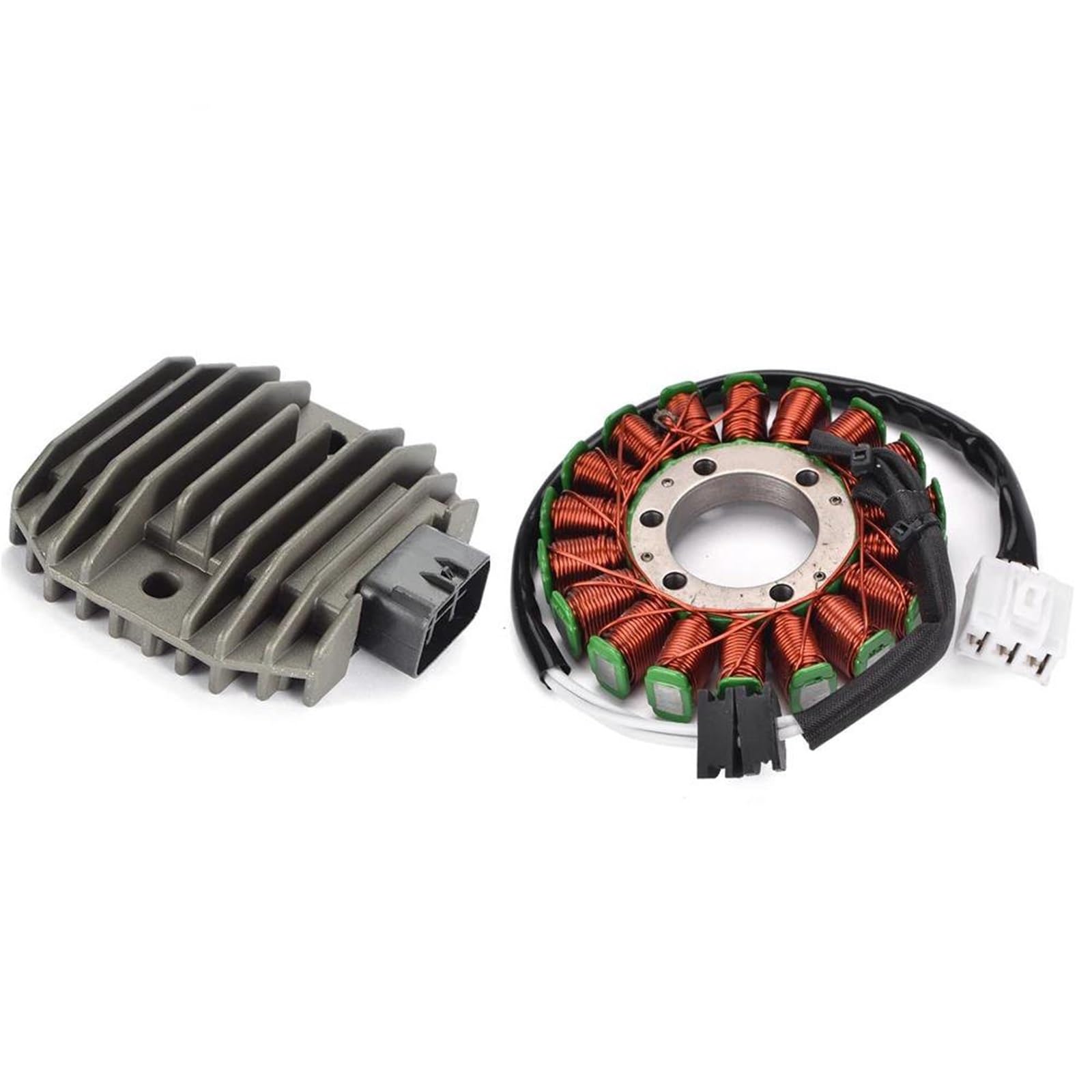 Raddrizzatore Regolatore Tensione Statore Generatore Per Yamaha YZFR6 06-12 | Regola efficacemente la tensione, previene il sovraccarico della batteria e aumenta la capacità di carica.